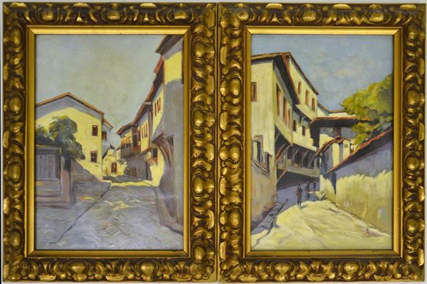 Scuola Italiana, sec. XX                                                    - Asta GIOIELLI, ARREDI D'ANTIQUARIATO, DIPINTI E SCULTURE - Poggio Bracciolini Casa d'Aste