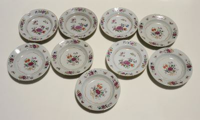 Nove Piatti, Cina, Sec. XIX,