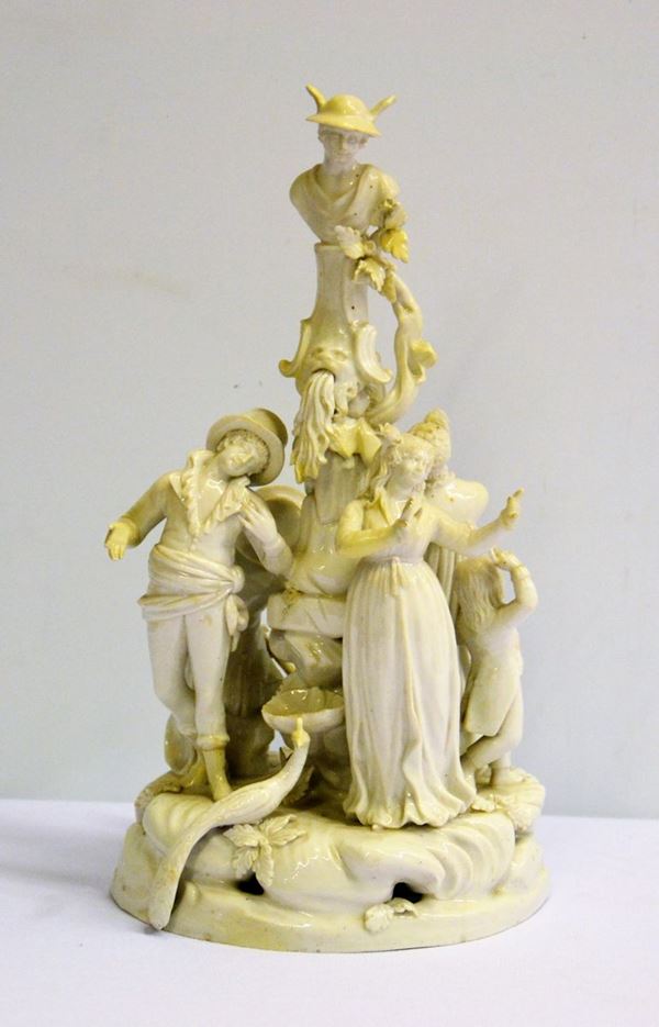 Gruppo, Manifattura G. Baroni, inizi sec. XIX,&nbsp;&nbsp;&nbsp;&nbsp;&nbsp;&nbsp;&nbsp;&nbsp;&nbsp;&nbsp;&nbsp;&nbsp;&nbsp;&nbsp;&nbsp;&nbsp;&nbsp;&nbsp;&nbsp;&nbsp;  - Asta GIOIELLI, ARREDI D'ANTIQUARIATO, DIPINTI E SCULTURE - Poggio Bracciolini Casa d'Aste