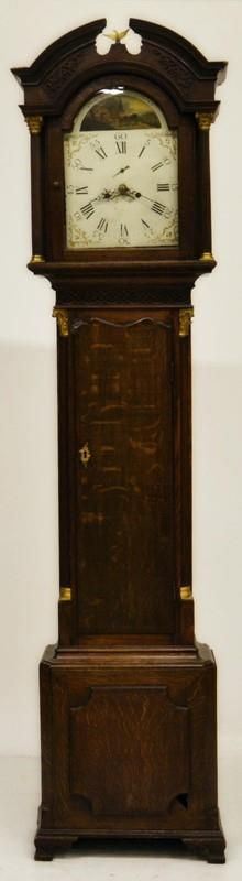 Orologio a Colonna, Inghilterra, Sec. XIX, in Rovere,