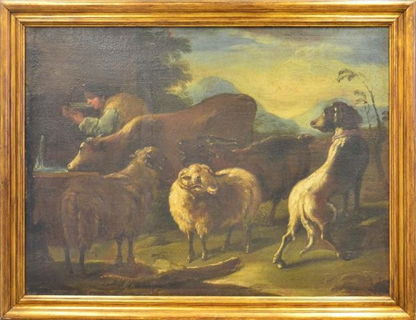 Attr. a Rosa da Tivoli  - Asta GIOIELLI, ARREDI D'ANTIQUARIATO, DIPINTI E SCULTURE - Poggio Bracciolini Casa d'Aste