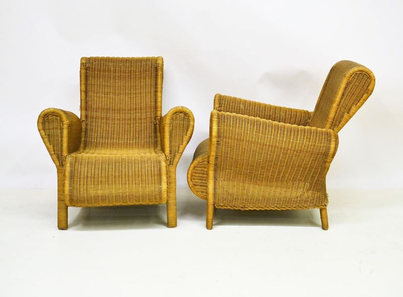 Coppia di Poltroncine, Sec. XX,