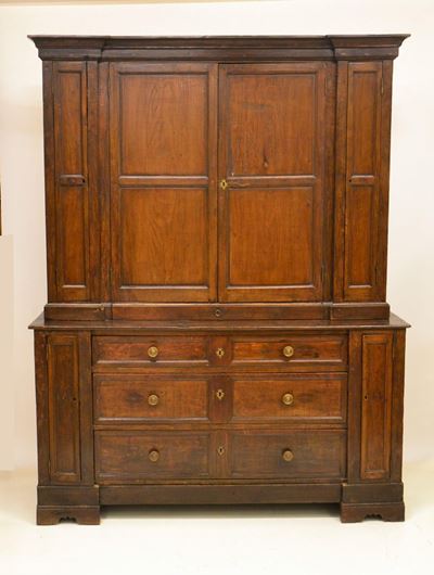 Credenza Doppio Corpo, Sec. XVIII,