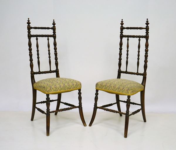Coppia di sedie, Portogallo, sec. XIX,