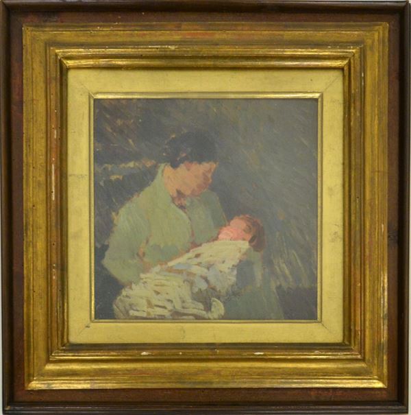 Valentino Ghiglia  - Asta GIOIELLI, ARREDI D'ANTIQUARIATO, DIPINTI E SCULTURE - Poggio Bracciolini Casa d'Aste