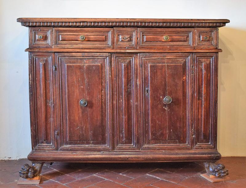 Credenza, Emilia, Sec. XVIII, in Noce,