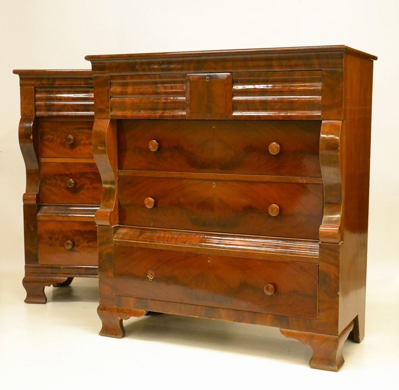Coppia di Cassettoni, Fine Sec. XIX,