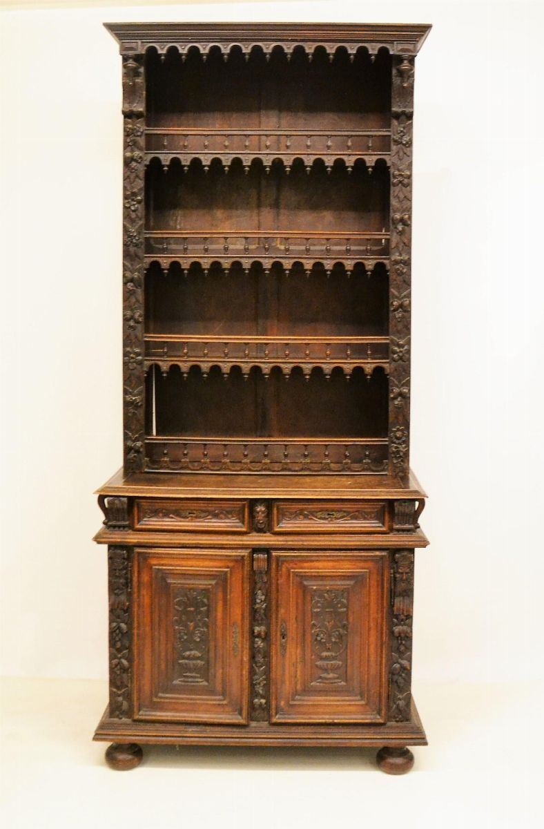 Credenza a Due Corpi, Sec. XIX,