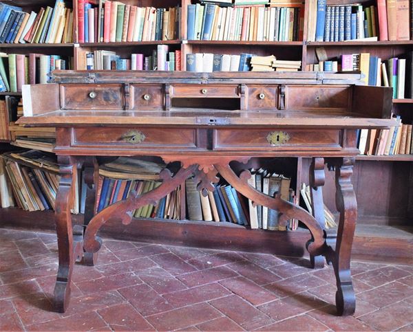 Scrivania San Filippo, sec. XVII,&nbsp;  - Asta GIOIELLI, ARREDI D'ANTIQUARIATO, DIPINTI E SCULTURE - Poggio Bracciolini Casa d'Aste
