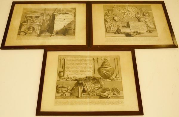 Giovanni Piranesi  - Asta GIOIELLI, ARREDI D'ANTIQUARIATO, DIPINTI E SCULTURE - Poggio Bracciolini Casa d'Aste