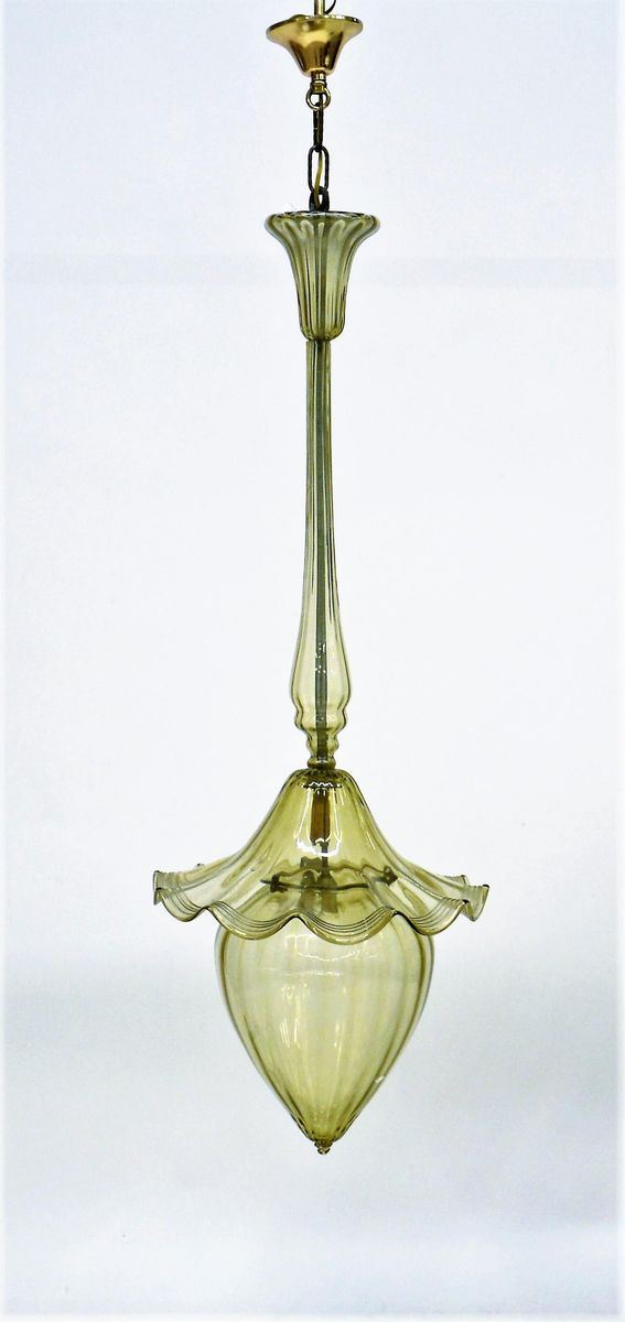 Lampadario, met&agrave; sec. XX,