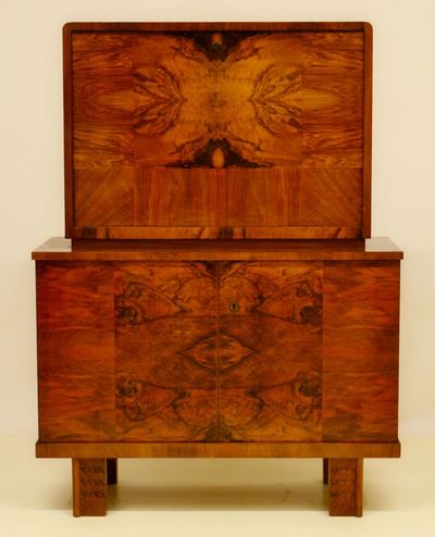 Secretaire, Anni 40, a Due Corpi,