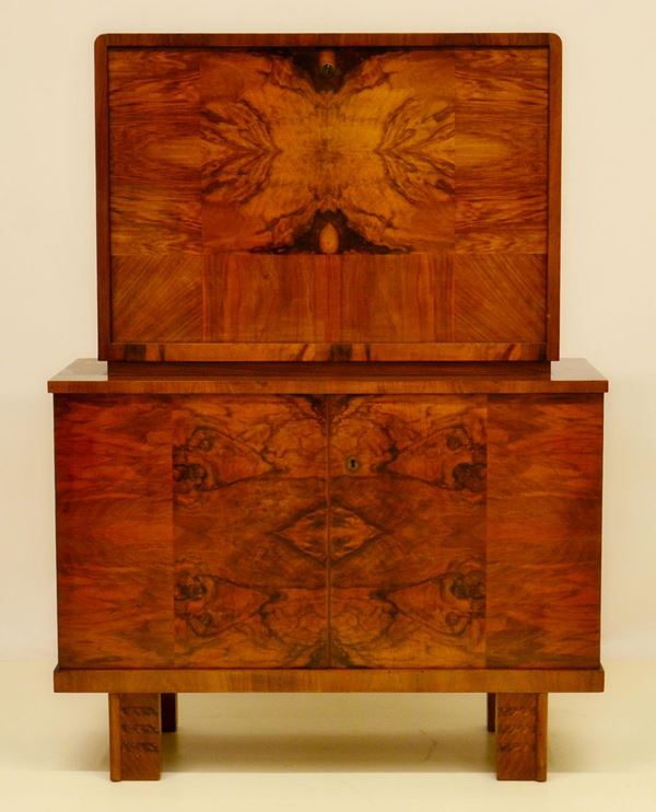&nbsp;Secretaire, anni 40, a due corpi,