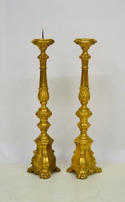 Coppia di Torciere, Sec. XVIII,