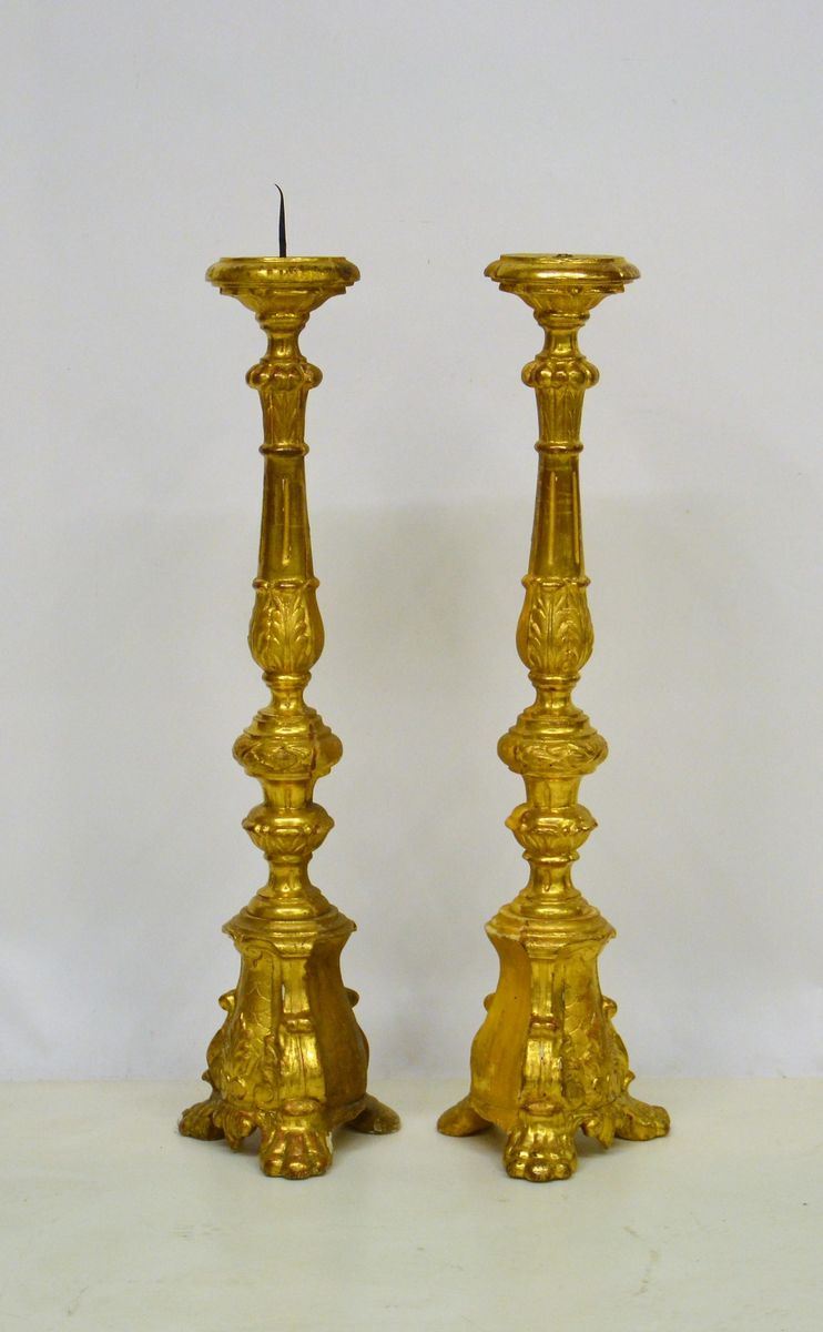 Coppia di Torciere, Sec. XVIII,