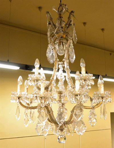 Lampadario Maria Teresa, Sec. XX,