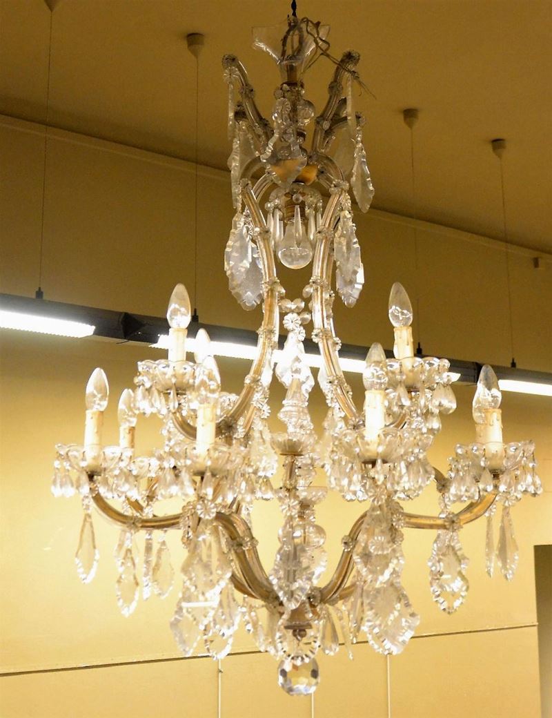 Lampadario Maria Teresa, Sec. XX,