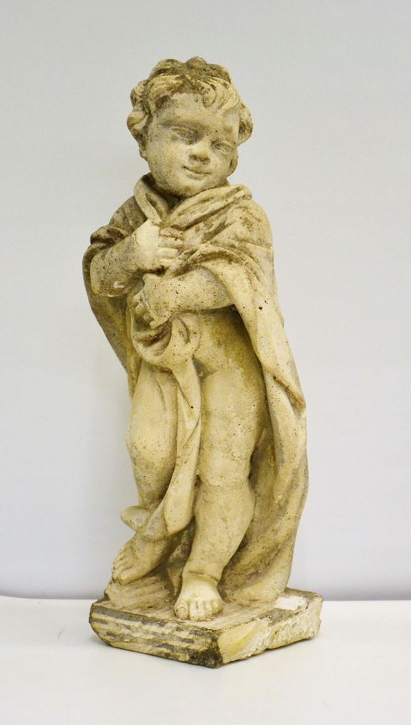 Scultura, sec. XIX, in impasto di cemento,