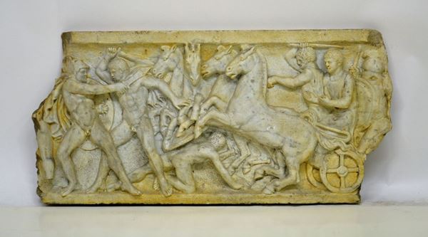 Rilievo, inizi sec. XX,  - Asta GIOIELLI, ARREDI D'ANTIQUARIATO, DIPINTI E SCULTURE - Poggio Bracciolini Casa d'Aste