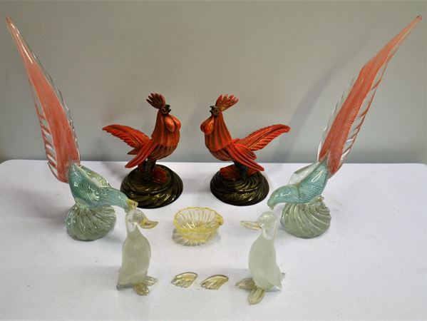 Sei soprammobili, sec. XX,  - Asta GIOIELLI, ARREDI D'ANTIQUARIATO, DIPINTI E SCULTURE - Poggio Bracciolini Casa d'Aste