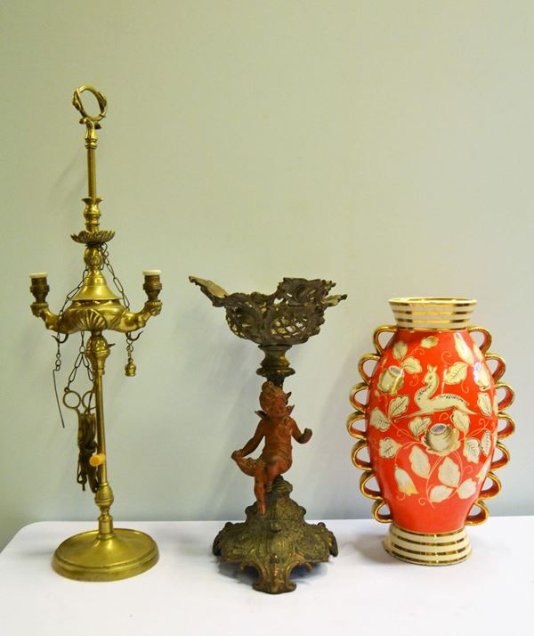 Alzata, sec. XX,  - Asta GIOIELLI, ARREDI D'ANTIQUARIATO, DIPINTI E SCULTURE - Poggio Bracciolini Casa d'Aste
