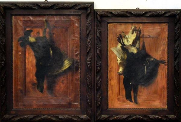Scuola italiana, sec. XIX  - Asta GIOIELLI, ARREDI D'ANTIQUARIATO, DIPINTI E SCULTURE - Poggio Bracciolini Casa d'Aste