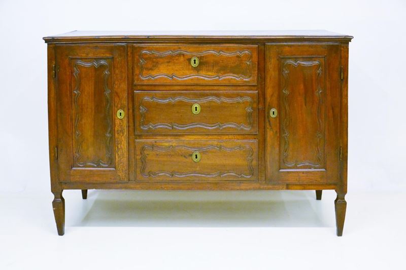 Credenza, Provenza, Sec. XVIII, in Noce,