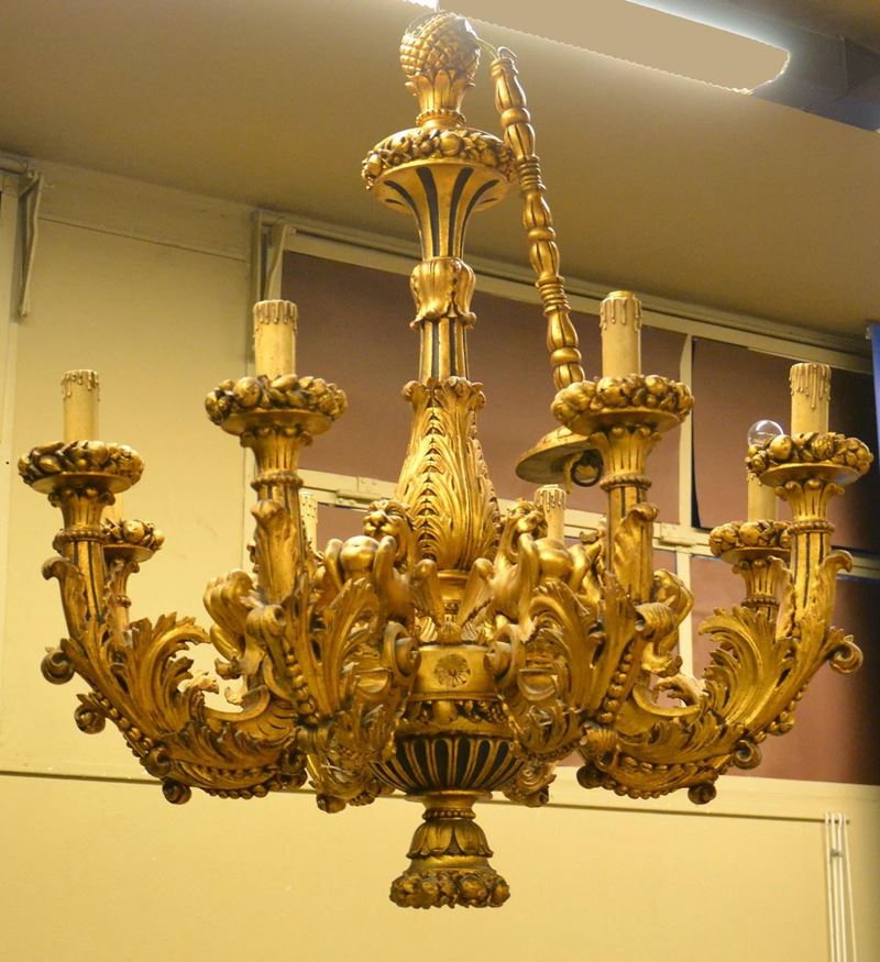 Lampadario, Sec. XX,