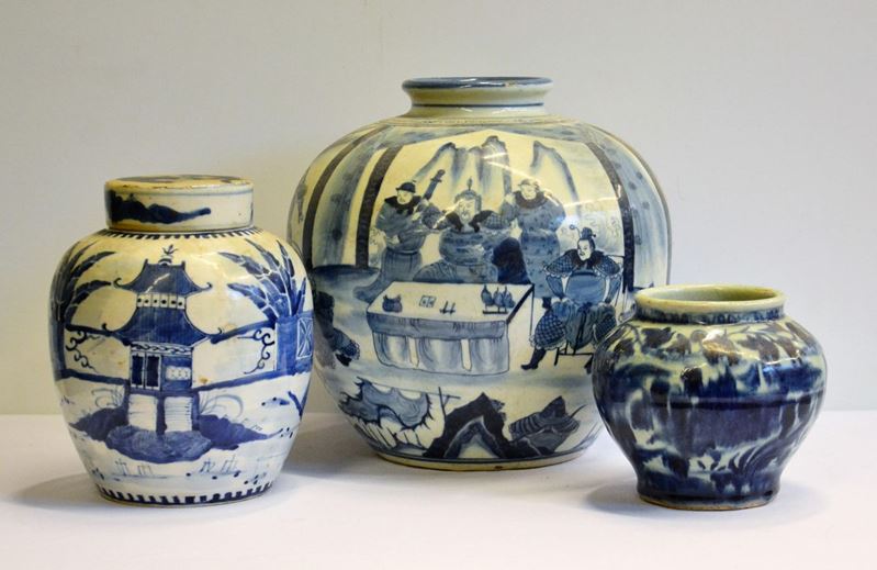 Tre Vasi, Arte Orientale, Sec. XIX,