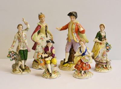 Quattro Sculture, Capodimonte, Sec. XIX,