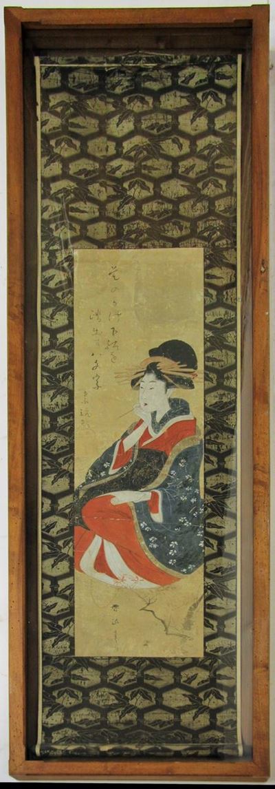Scroll, Giappone, Sec. XX, in Carta di Riso