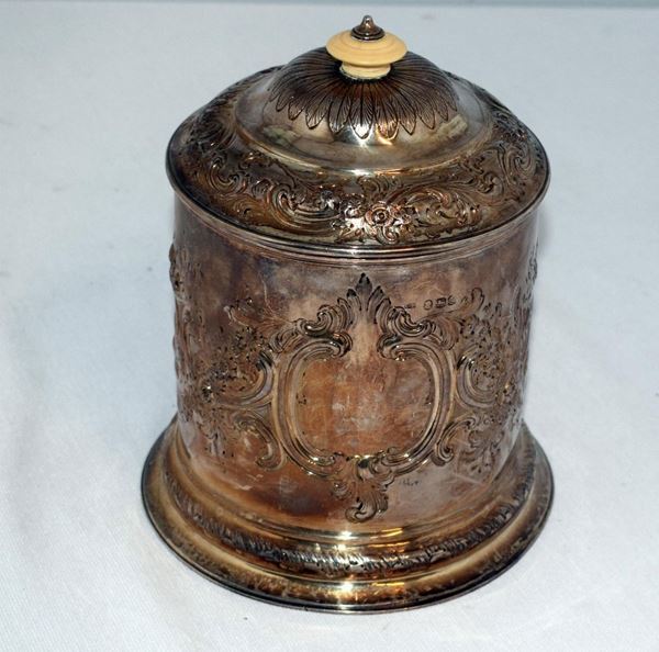 SCATOLA PORTA TE' INGHILTERRA , SEC. XX  - Asta GIOIELLI, BENI D'ANTIQUARIATO E DIPINTI DAL XVII AL XX SECOLO - Poggio Bracciolini Casa d'Aste