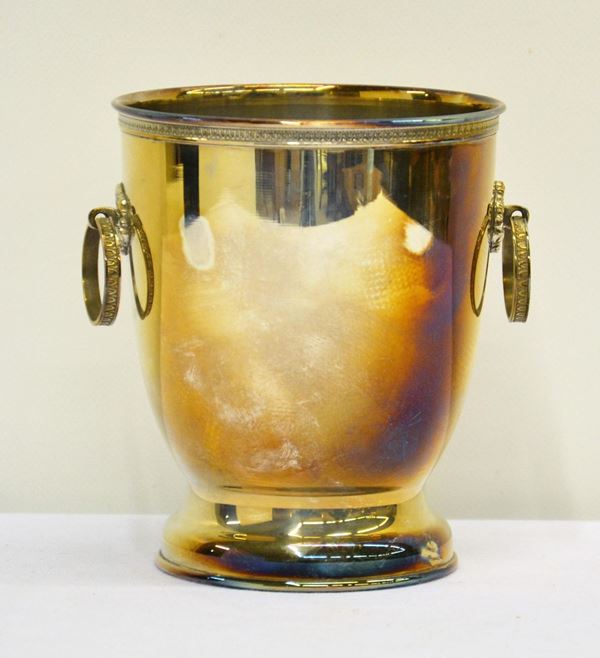 Portaghiaccio circolare in argento con                               - Asta GIOIELLI, BENI D'ANTIQUARIATO E DIPINTI DAL XVII AL XX SECOLO - Poggio Bracciolini Casa d'Aste