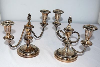Coppia di Candelabri , Sec. XX