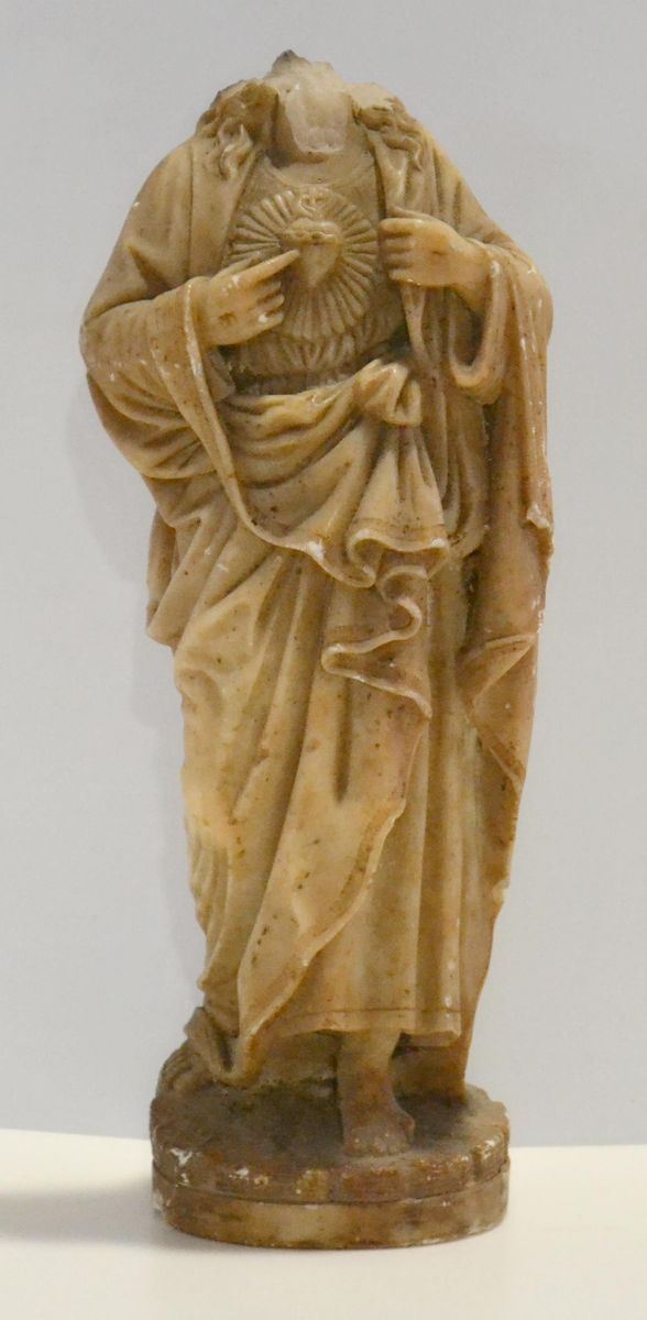 Scultura acefala, sec. XIX, in marmo, raffigurante
