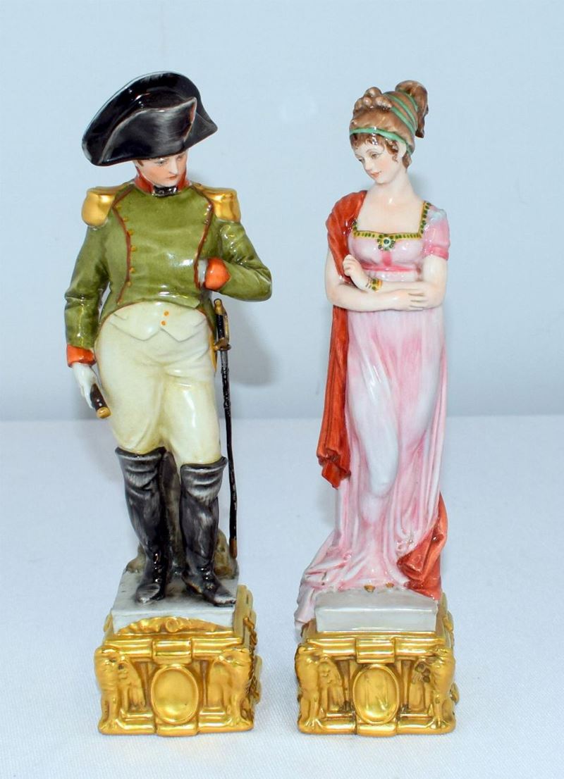 Due Sculture , Capodimonte , Sec. XX