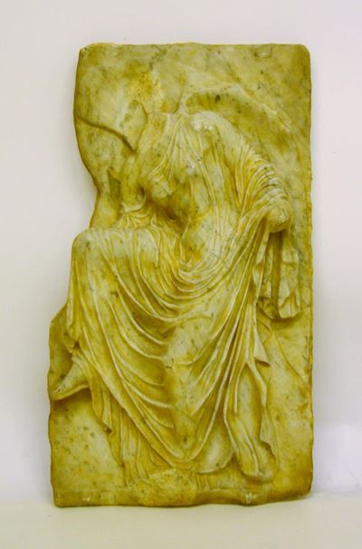 Rilievo, in Marmo, Raffigurante Figura