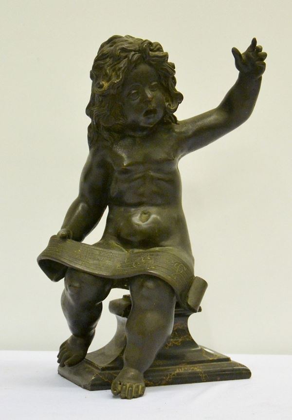 Scultura, sec. XIX, in bronzo,&nbsp;&nbsp;&nbsp;&nbsp;&nbsp;&nbsp;&nbsp;&nbsp;&nbsp;&nbsp;&nbsp;&nbsp;&nbsp;&nbsp;&nbsp;&nbsp;&nbsp;&nbsp;&nbsp;&nbsp;&nbsp;&nbsp;&nbsp;&nbsp;&nbsp;&nbsp;&nbsp;&nbsp;&nbsp;&nbsp;&nbsp;&nbsp;&nbsp;&nbsp;&nbsp;&nbsp;&nbsp;&nbsp;&nbsp;&nbsp;&nbsp;&nbsp;&nbsp;&nbsp;