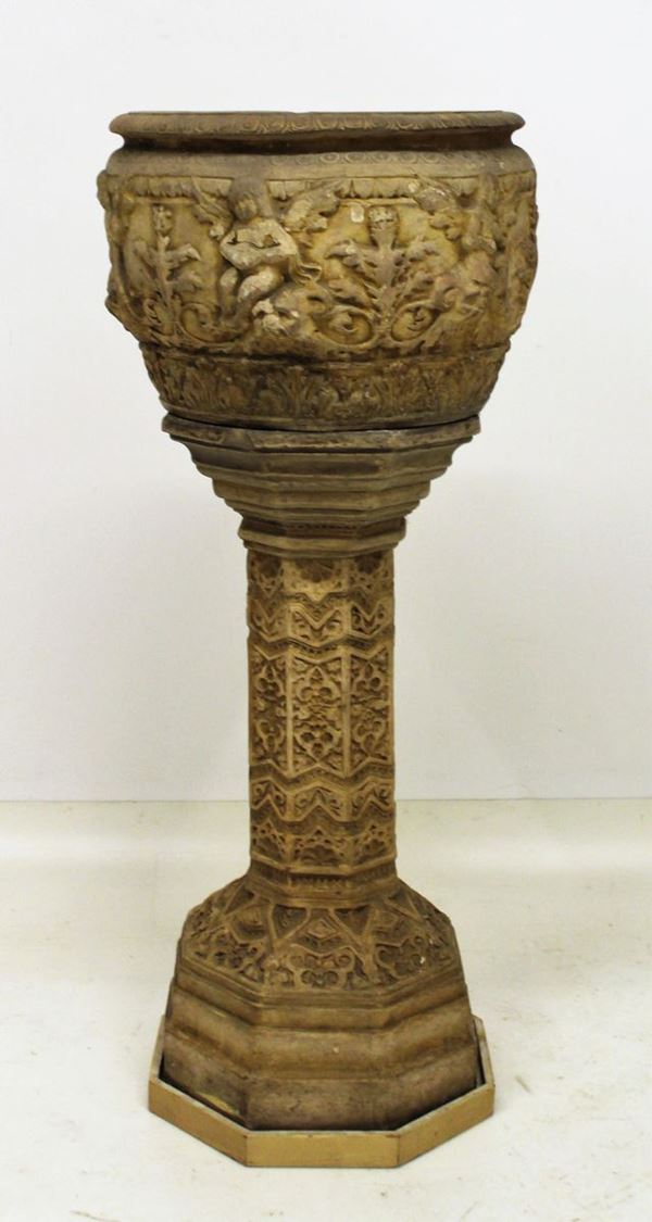 Colonna vaso, inizi sec. XX,
