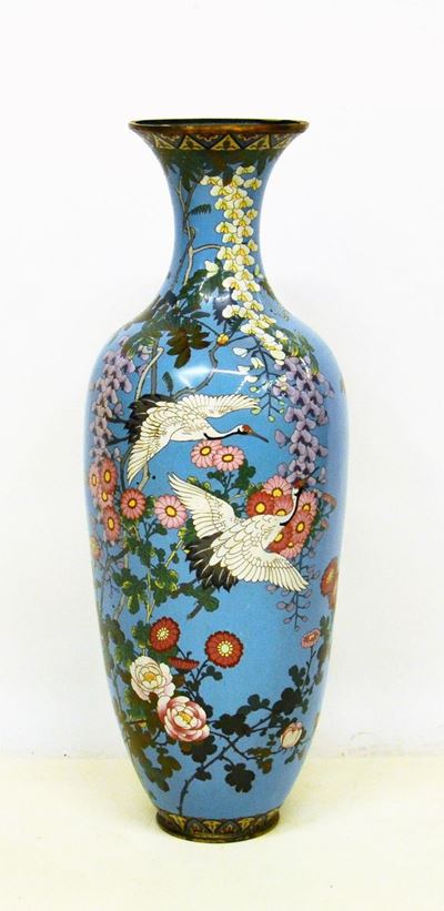 Grande Vaso, Arte Orientale, Sec. XX, in Metallo