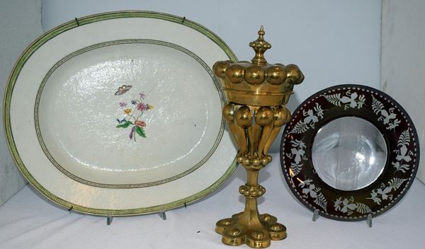 Vassoio , sec. XX  - Asta GIOIELLI, BENI D'ANTIQUARIATO E DIPINTI DAL XVII AL XX SECOLO - Poggio Bracciolini Casa d'Aste