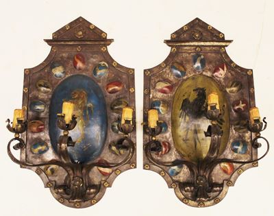 Coppia di Appliques, Sec. XX,