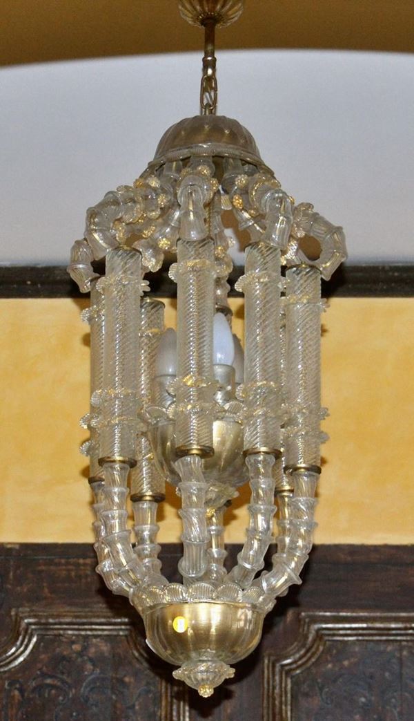Lumiera in vetro di Murano,