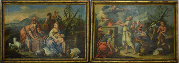 Scuola italiana, sec. XVIII  - Asta GIOIELLI, BENI D'ANTIQUARIATO E DIPINTI DAL XVII AL XX SECOLO - Poggio Bracciolini Casa d'Aste