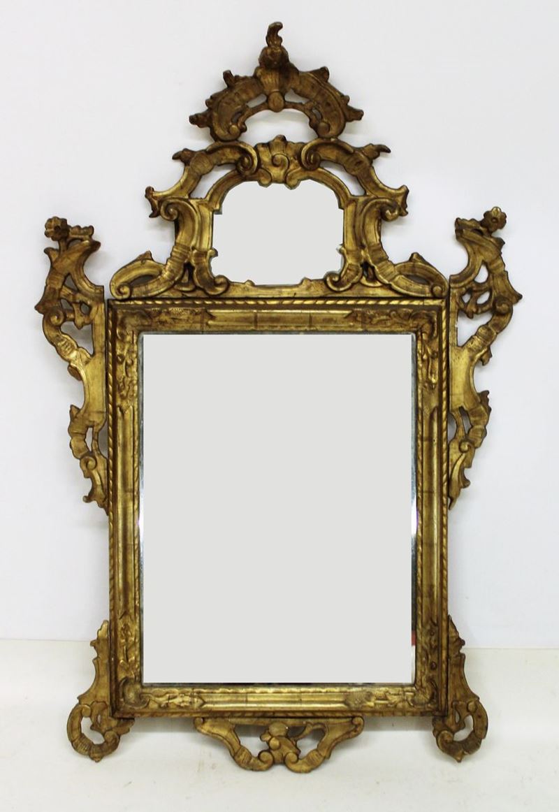 Specchiera, Sec. XIX, in Legno