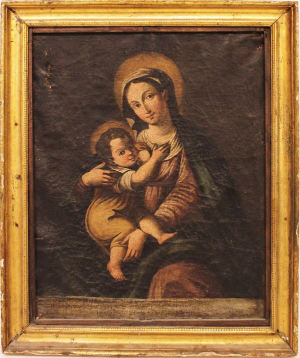 Scuola italiana, sec. XVIII  - Asta GIOIELLI, BENI D'ANTIQUARIATO E DIPINTI DAL XVII AL XX SECOLO - Poggio Bracciolini Casa d'Aste