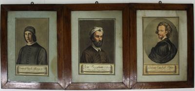 Tre Incisioni, Sec. XIX,