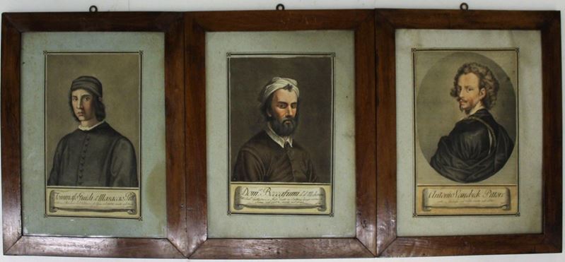 Tre Incisioni, Sec. XIX,