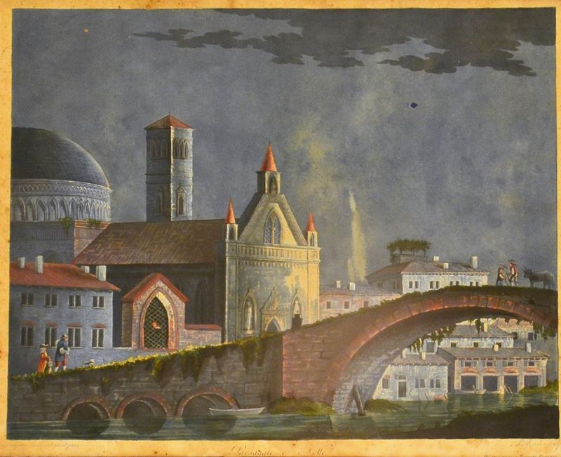 Incisione di Luigi Rados (1773-1840), da
