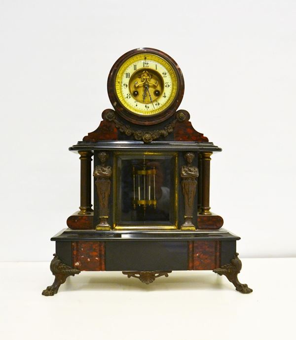 Orologio da tavolo, Francia, fine sec. XIX,